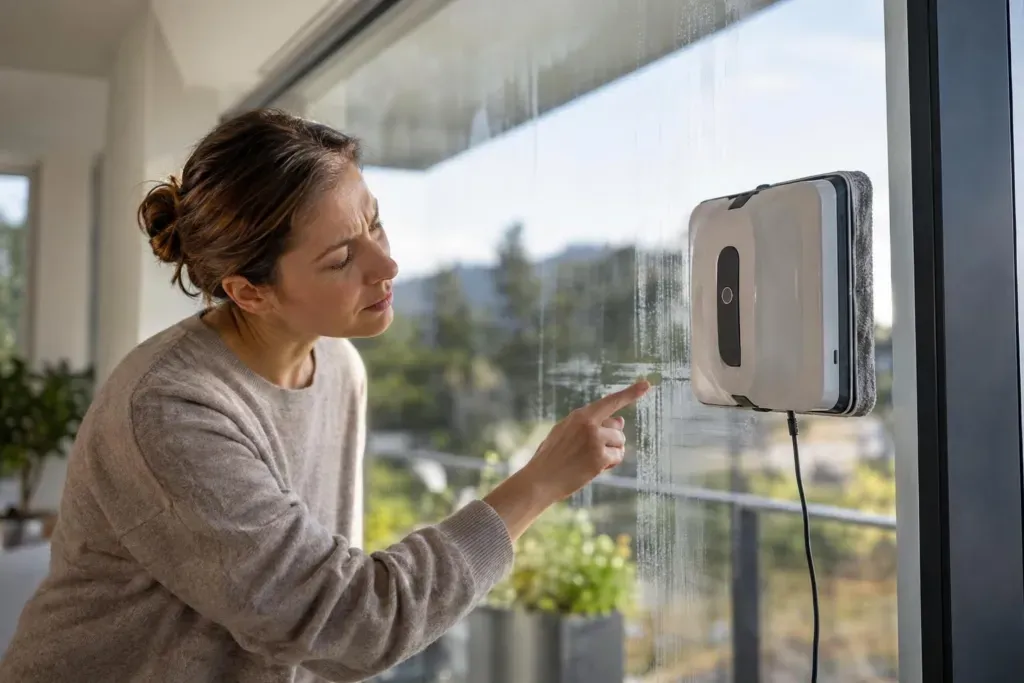 Fensterputzroboter hinterlässt Schlieren: Ursachen und Prüfschritte