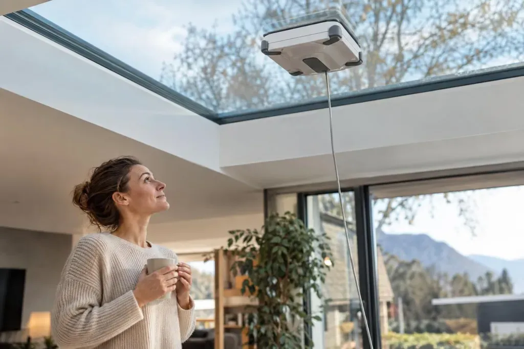 welcher fensterputzroboter kann über kopf arbeiten